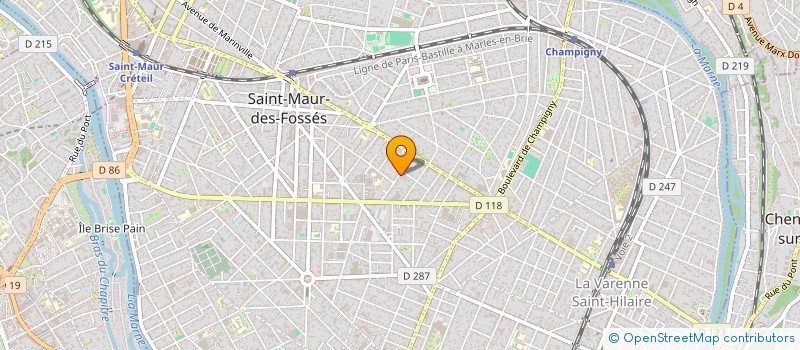 localisation de l'entreprise BVC à SAINT-MAUR-DES-FOSSES