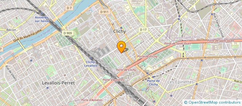 localisation de l'entreprise BVC GROUP à CLICHY