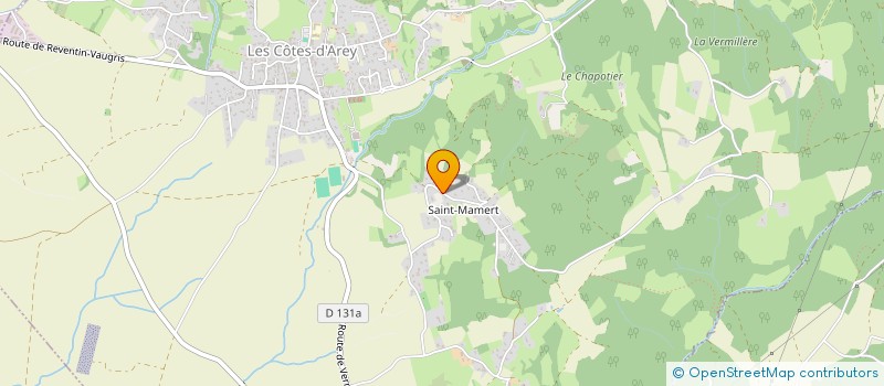 localisation de l'entreprise BVC IMMO  LES COTES-D'AREY