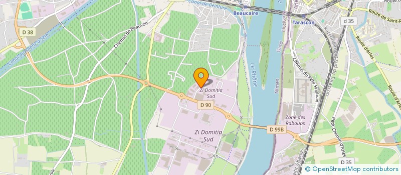 localisation de l'entreprise BVC PRODUCTION à BEAUCAIRE