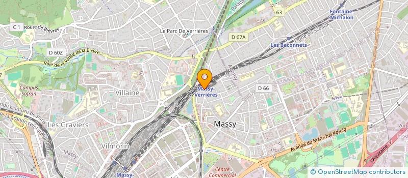 localisation de l'entreprise BVCS à MASSY