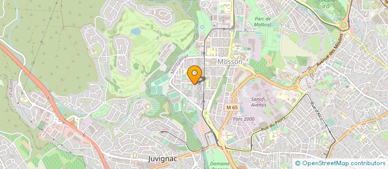 localisation de l'entreprise BVD AUDIT à MONTPELLIER