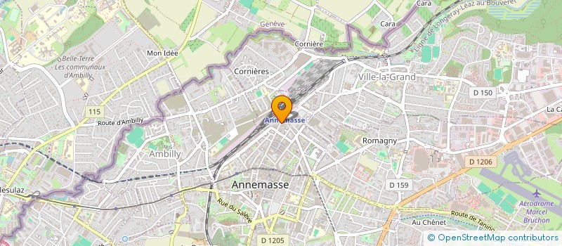 localisation de l'entreprise BVD GROUP à ANNEMASSE