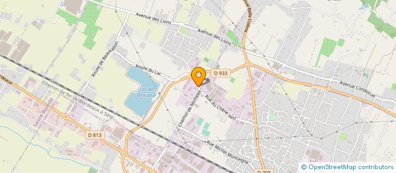 localisation de l'entreprise BVDPEINTURE  BEAUPUY