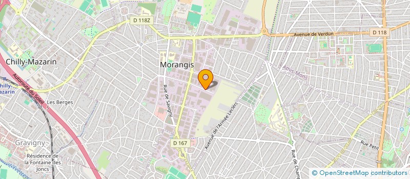 localisation de l'entreprise BVE à MORANGIS