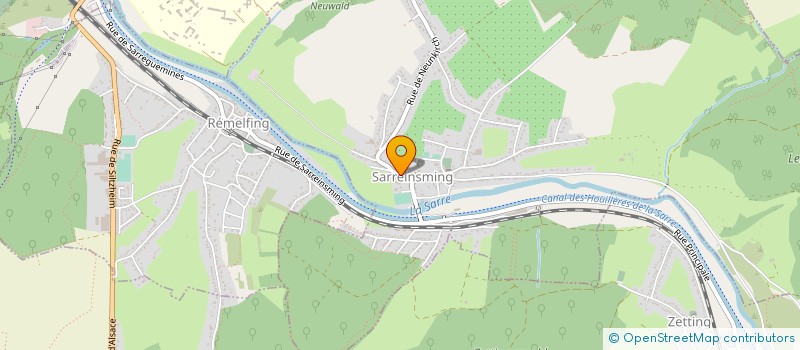 localisation de l'entreprise BVE  SARREINSMING