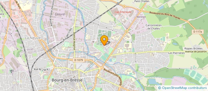 localisation de l'entreprise BVELECPLOMBERIE à BOURG-EN-BRESSE