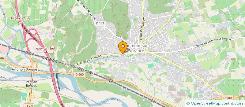 localisation de l'entreprise BVF  CAUMONT-SUR-DURANCE