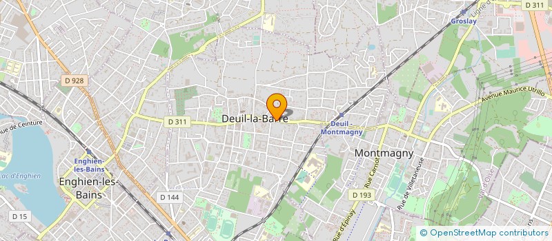 localisation de l'entreprise BVF GEOMETRES-EXPERTS à DEUIL-LA-BARRE
