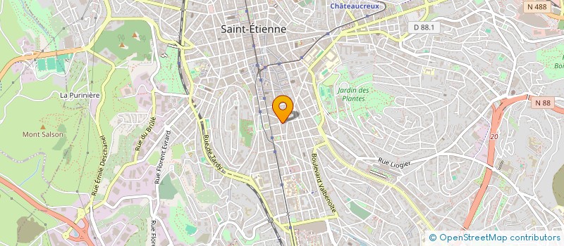 localisation de l'entreprise BVFM INVEST  SAINT-ETIENNE