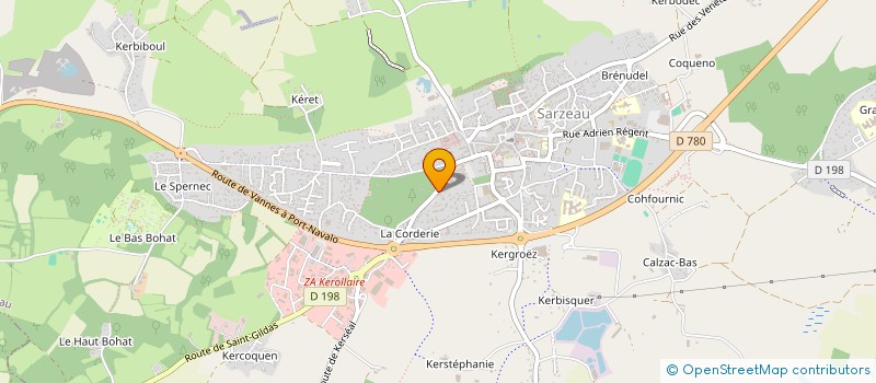 localisation de l'entreprise BVFP à VANNES