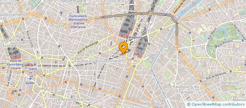 localisation de l'entreprise BVG à PARIS