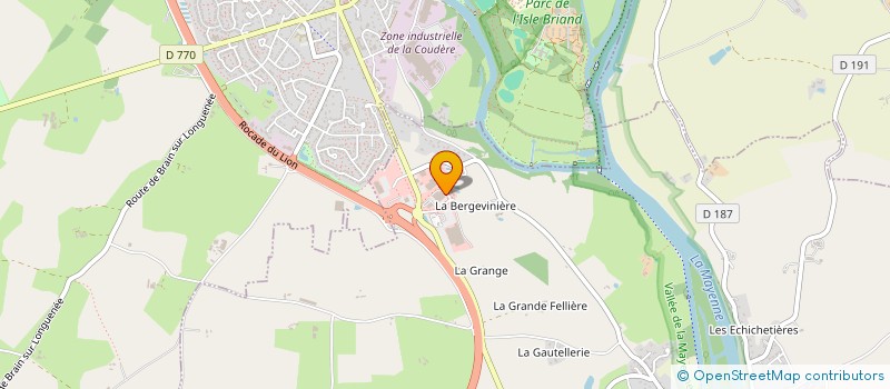 localisation de l'entreprise BVG LV  GREZ-NEUVILLE