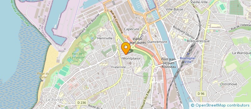 localisation de l'entreprise BVGD  BOULOGNE-SUR-MER