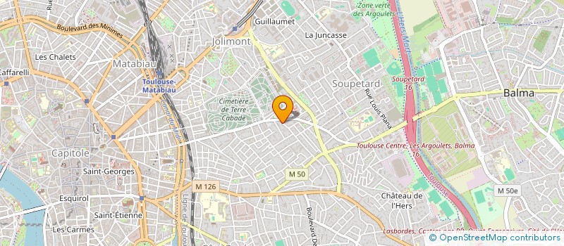 localisation de l'entreprise BVH à TOULOUSE