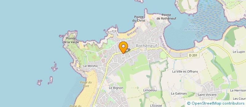 localisation de l'entreprise BVH IMMO  SAINT-MALO