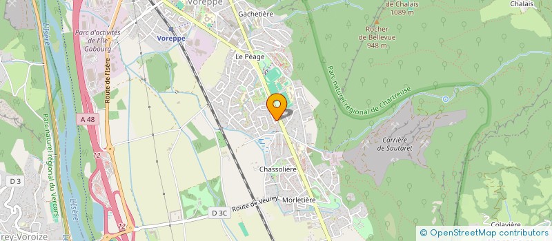 localisation de l'entreprise BVI à VOREPPE