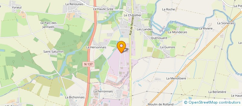 localisation de l'entreprise BVI  PLECHATEL