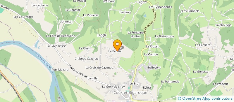 localisation de l'entreprise BVIMMO  CASTELS ET BEZENAC