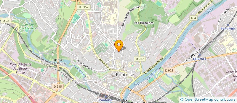 localisation de l'entreprise BVINVEST  PONTOISE