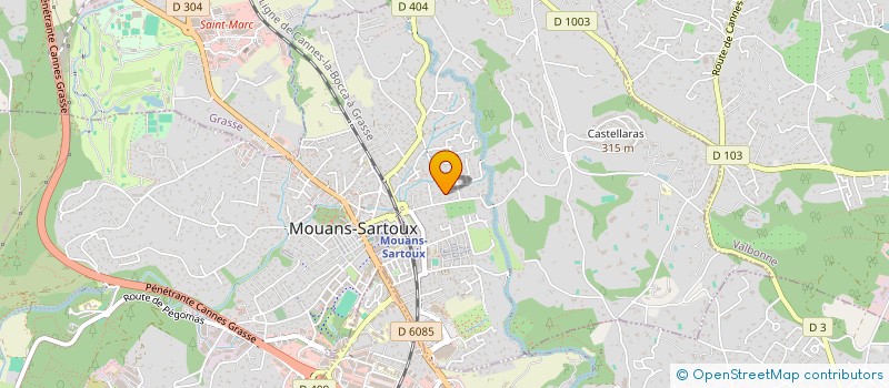 localisation de l'entreprise BVIP à MOUANS-SARTOUX