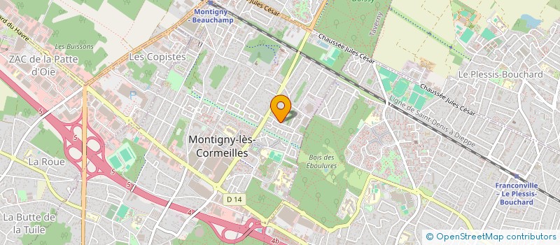 localisation de l'entreprise BVIS  MONTIGNY-LES-CORMEILLES