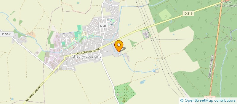 localisation de l'entreprise BVJ  CHEVRY-COSSIGNY