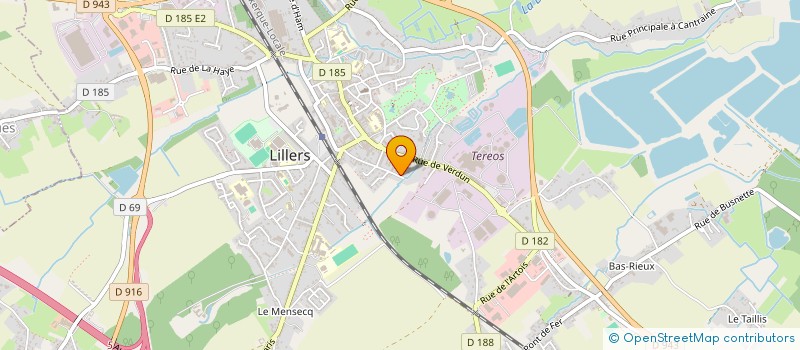 localisation de l'entreprise BVJA MENUISERIE à LILLERS