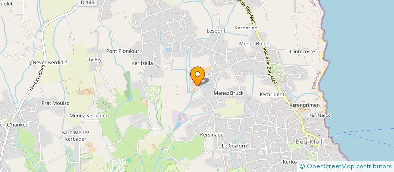 localisation de l'entreprise BVJMA à FOUESNANT