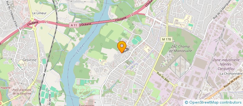 localisation de l'entreprise BVJN à NANTES