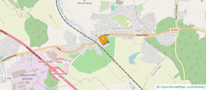 localisation de l'entreprise BVL  FAREBERSVILLER