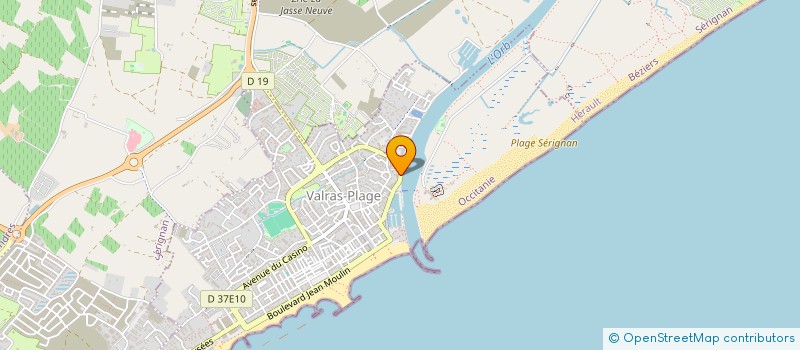 localisation de l'entreprise BVL  VALRAS-PLAGE