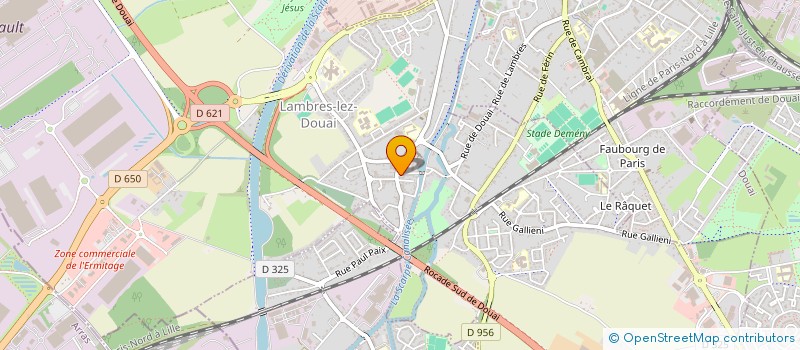 localisation de l'entreprise BVL BIEN VIVRE A LAMBRES  LAMBRES-LEZ-DOUAI