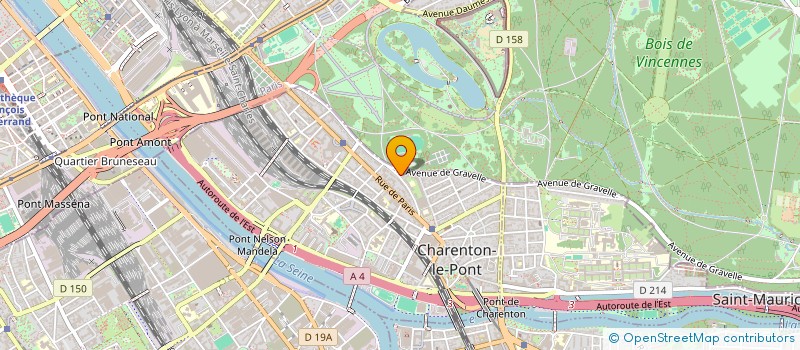 localisation de l'entreprise BVL HOLDING  CHARENTON-LE-PONT