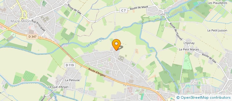 localisation de l'entreprise BVLM  BEAUFORT-EN-ANJOU