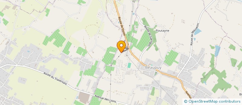 localisation de l'entreprise BVLM IMMOBILIER  BEAUPUY