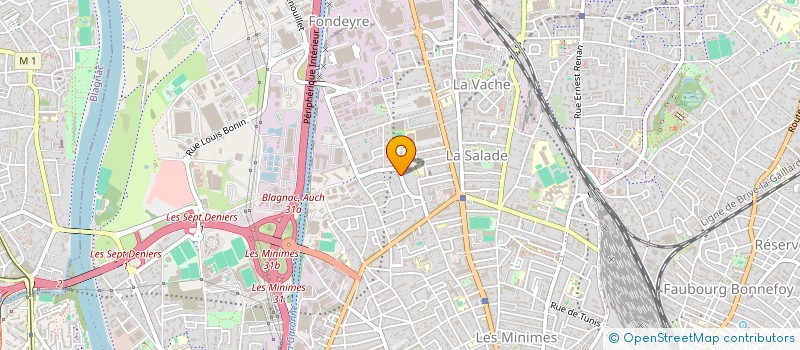localisation de l'entreprise BVM  TOULOUSE