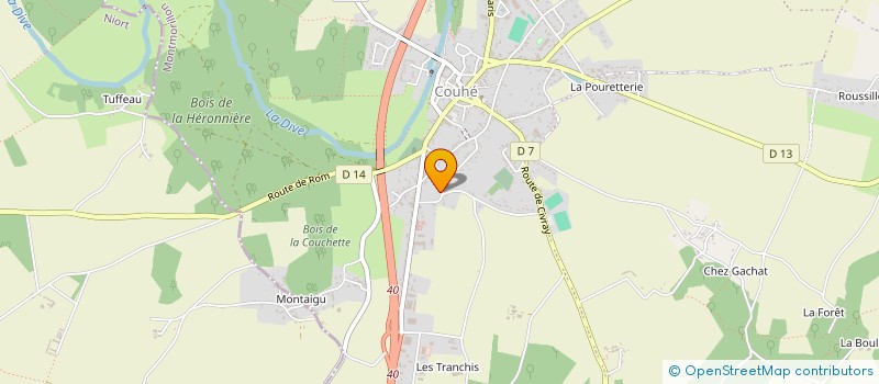 localisation de l'entreprise BVM à VALENCE-EN-POITOU