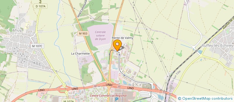 localisation de l'entreprise BVM TRANSACTIONS à DIJON
