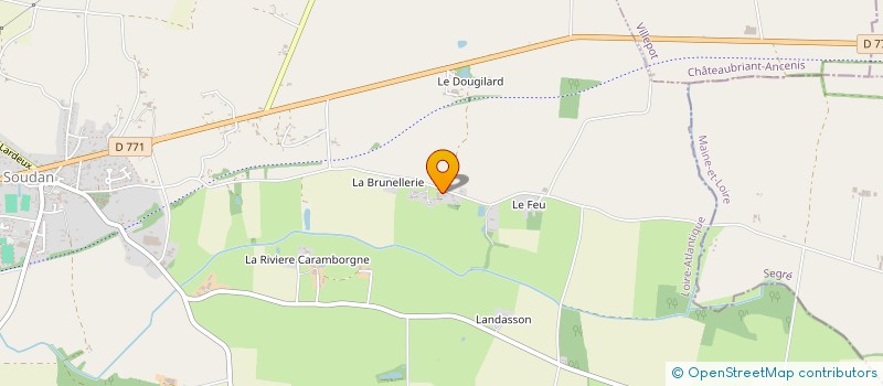 localisation de l'entreprise BVMLP  CHATEAUBRIANT