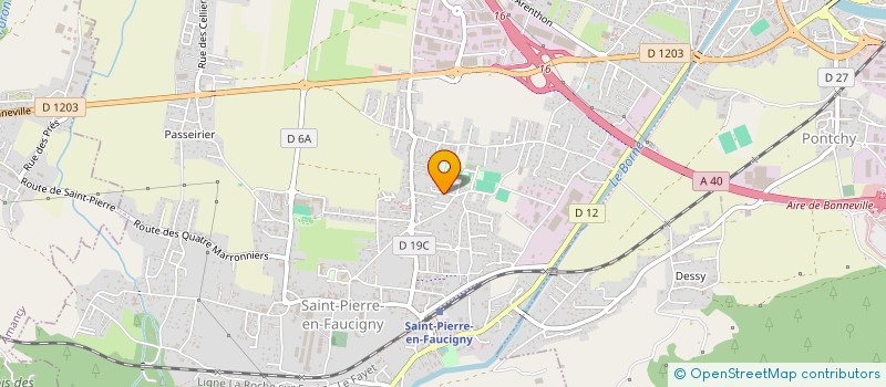 localisation de l'entreprise BVMP TOCHON  SAINT-PIERRE-EN-FAUCIGNY