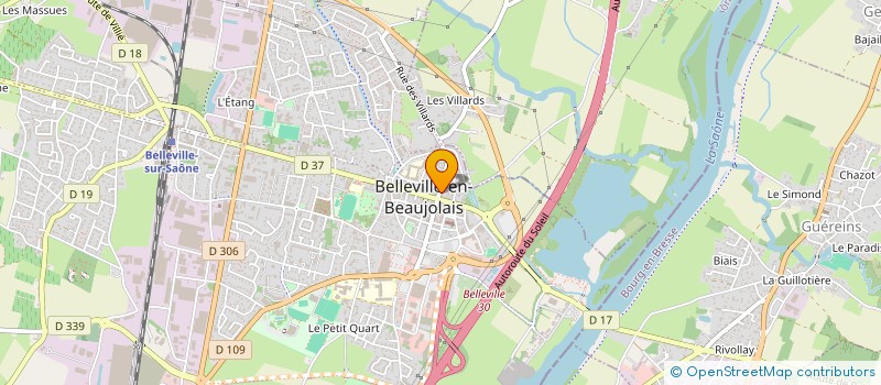 localisation de l'entreprise BVN SERVICES  BELLEVILLE-EN-BEAUJOLAIS