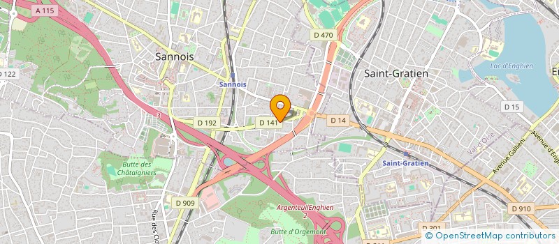 localisation de l'entreprise BVO 95  SANNOIS