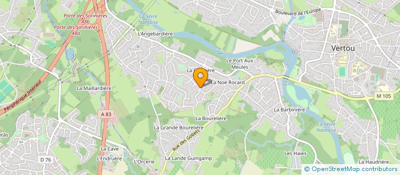 localisation de l'entreprise BVPHARMA  VERTOU