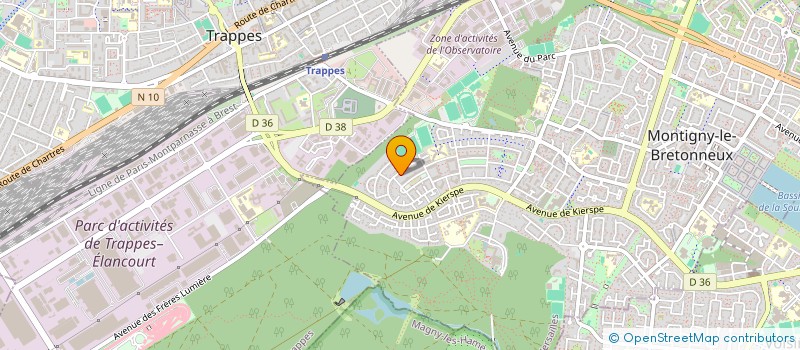 localisation de l'entreprise BVR CONSEIL  MONTIGNY-LE-BRETONNEUX