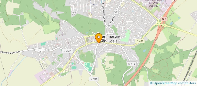 localisation de l'entreprise BVR SPORTS LOISIRS à DAMMARTIN-EN-GOELE