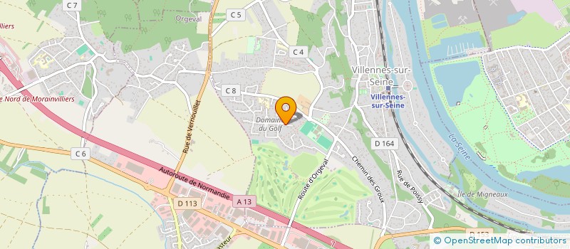 localisation de l'entreprise BVRE  VILLENNES-SUR-SEINE