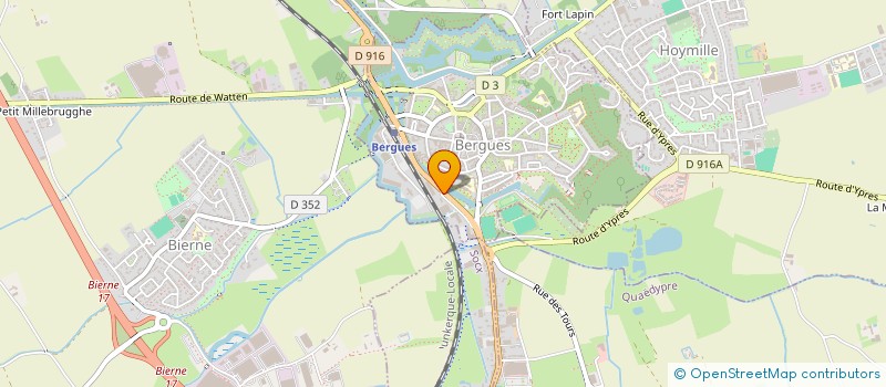 localisation de l'entreprise BVS  BERGUES