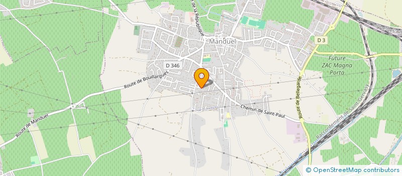 localisation de l'entreprise BVST  MANDUEL