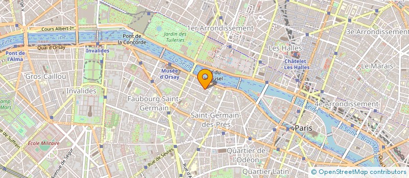 localisation de l'entreprise BVSVM  PARIS